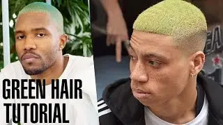 Men’s Green Celebrity Inspired Hair Transformation & Hairstyle