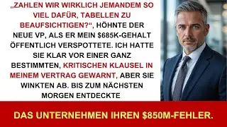Neuer VP verh&ouml;hnte mein 685k-Gehalt &ndash; eine Vertragsklausel kostete sie 850 Mio.