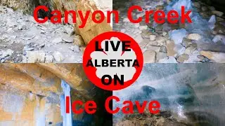 HIKING INSIDE a Frozen Time Capsule: Canyon Creek Ice Cave #cave