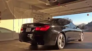 2013 BMW 750Li Muffler Delete Exhaust Sound
