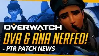 Overwatch | DVA & ANA NERFED - PTR Patch News (feat Hook 2.0 Footage)