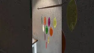Wand- & Fensterdekoration, handgefertigt aus Kunstglas