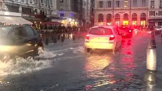 Pluies orageuses: à Marseille, le Vieux-Port inondé | AFP Images