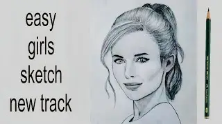 Easy Girl Sketch Drawing Step by Step | Beautiful Girl Face Drawing Tutorial 2026
