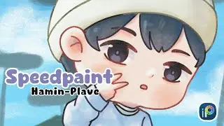 Chibi Hamin Speedpaint Process 🖤 | Ibispaint X