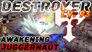 Dragon Nest PvP : Destroyer - The Juggernaut Lv. 93 Awakening KDN KOF Mode.