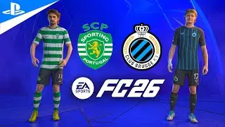 ⚽ EA SPORTS FC 26 Геймплей Sporting CP против Club Brugge &ndash; Лига чемпионов УЕФА 🎮🔥
