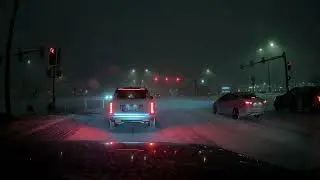 Virginia Beach Snowstorm Dashcam Drive | Winter Storm & Snow-Covered Roads