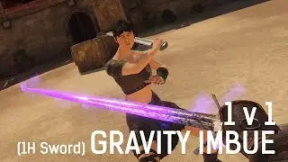 Gravity imbue in Blade and Sorcery is too much power