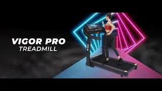 91-Durafit Vigor Pro 6 HP Peak BLDC Motorized Hydraulic Foldable Treadmill