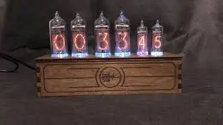 NIXIE TUBE Clock Pulsar IN14 + IN16 RGB