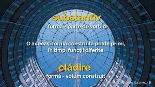 Interdisciplinaritate re-construită - Clădire, substantiv