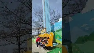 Ravensburger Spieleland Freefall Tower Die Maus INSANE #themepark #freizeitpark #amusementpark #fyp