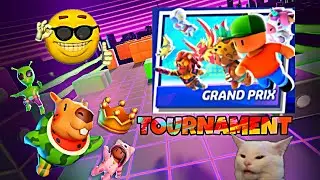 Stumble guys live streaming doing grand prix gems giveaway