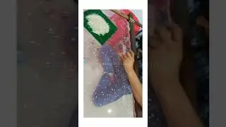 BRIDAL DUPPATTA WORK #bridalnetduppatta #bridalnet #bridaldesignerduppatta