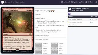 MTG Arena Brothers' War Historic/ Explorer Set Review
