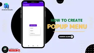 Popup Manu in Android Studio || Android Alians || #java  #android #androidstudio