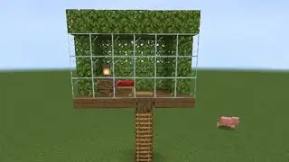Day: 2 Epic Tree House Build 🪵| Minecraft 100 Days challenge 