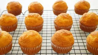 Simple vanilla muffin recipe.  Soft and delicious, no need for an electric mixer.
