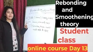 Rebonding and smoothing class for students || Deepika beauty secret