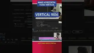 Make videos vertical to optimize for social media #Shorts #PremierePro