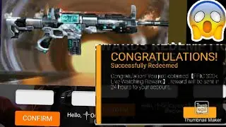 #strikeout gamer #titan scar redeem code #FFIC TIAN SCAR REDEEM CODE #FREE FIRE GARENA REWARD  #SCAR