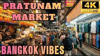 Pratunam is UNREAL This Evening 😲😲 | Bangkok Walking Tour (4K)