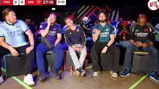 PSG 2-1 Arsenal goal reactions