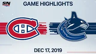 NHL Highlights | Canadiens vs Canucks &ndash; Dec. 17, 2019