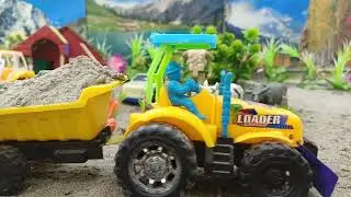 Diy tractor mini Bulldozer to making concrete road | Construction Vehicles, Road Roller
