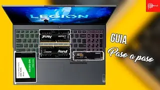 Lenovo Legion 5 - COMO aumentar la RAM y el almacenamiento SSD | Paso a paso | RAM UPGRADE