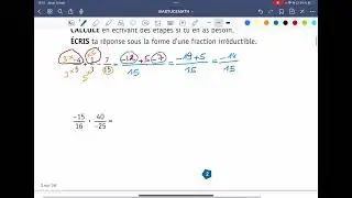 CE1D 2024 &ndash; Astuce pour r&eacute;soudre 2 exercices de fraction qui reviennent souvent !