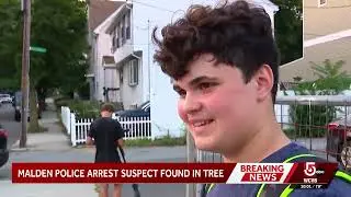 Man found hiding in tree after leading Mass. police on hourlong chase