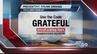 Uber offers discounts on rides to prevent drunk driving