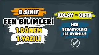8. Sınıf Fen Bilimleri 1.Dönem 1.Yazılı Soruları #2