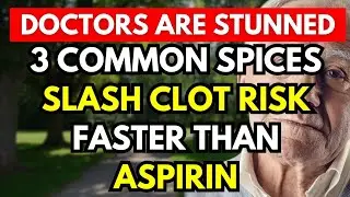 SENIORS, 3 Common Spices Slash Clot Risk Faster Than Aspirin| Senior Health Tips