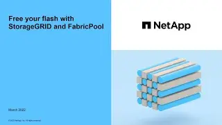 Free your flash with StorageGRID and FabricPool
