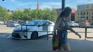 Downtown Burlington Vermont People Watching