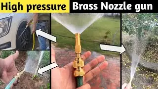 Brass nozzle water spray gun for your indoor and outdoor cleaning purposes or for your gardening