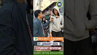 Confidence Ya Tension? 😱 | B.Arch / B.Planning Exam Reaction