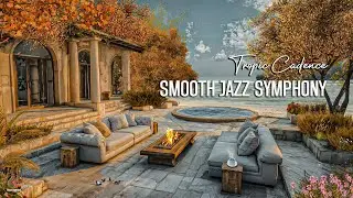 Smooth Jazz Symphony In The Seaside Balcony Space - Gentle Jazz For An Energetic Start To The Week