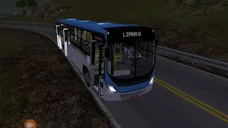 Proton bus simulator urbano sem MOD mapa polo industrial linha 6 com T14 padr&atilde;o Recife a noite 