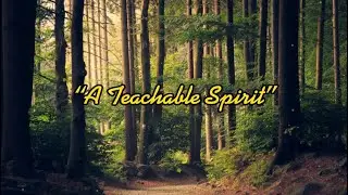 A Teachable Spirit
