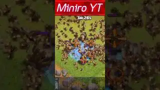 🤯Giant cannon vs 15 clone spell+Barbarian #coc #clashofclans #cocexperiment #barbarian #giantcannon