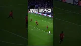 Mbappe and Benzemma showed them levels🥶