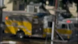 Honolulu fire department engine 7+slow screaming federal Q responding 
