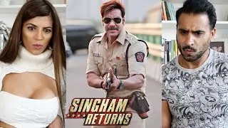 SINGHAM RETURNS Сцена действия | Аджай Девгн | Magic Flicks РЕАКЦИЯ!!