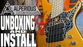 CUSTOM Alperious Pickguard for My Dingwall NG3 - LowEndLobster Fresh Look