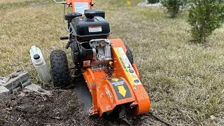 POWER KING DK2 Stump Grinder Landscaper First Impression Review.
