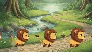 Roar Roar Lion Song 🦁 | Fun Nursery Rhyme for Kids & Toddlers